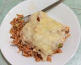 A picture of step 7 of Cheesy beef macaroni.