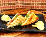 A picture of step 6 of Pavbhaji Stuffed Grilled Dhokla Sandwich No Bread Sandwich (Never Ever Yet Published Unique Recipe).