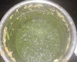 A picture of step 2 of Palak Paneer.