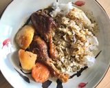 Hình bước làm 4 của món Cà ri vịt
