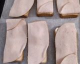 Une image de l'étape 1 de Tartines au jambon.