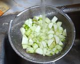 A picture of step 3 of Snake Gourd chana Dal Sabji.