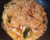 A picture of step 7 of Broccoli stuffed Omelette.