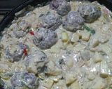 Foto del paso 12 de la receta: Albóndigas a la crema de verdeo en disco