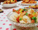 生菜果醋涼拌蝦的食譜步驟7照片
