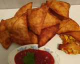 Foto del paso 4 de la receta: Fajitas de pollo en forma de empanadillas