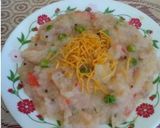 A picture of step 4 of Vegetable Upma.