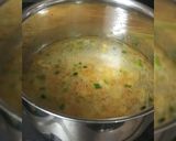 A picture of step 5 of Lemon Coriander corn soup & garlic chana.
