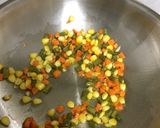 A picture of step 2 of Jade corn soup and stuffed paneer corn patra.