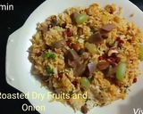 A picture of step 9 of Kashmiri Pulao.