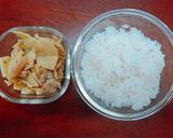 Hình bước làm 4 của món Măng xào thịt