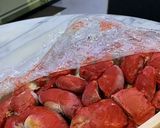 Gambar langkah 1 resipi Sambal Tumis Durian Merah Ala Sabah🥰.