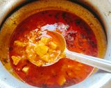 A picture of step 7 of Dhaba style paneer masala curry.