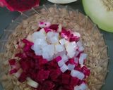 Foto langkah ke 1 dari resep Es Buah Naga.