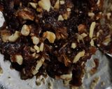 A picture of step 1 of Kaju pan roll.