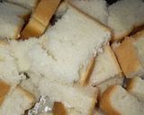 A picture of step 1 of Bread dhokla.