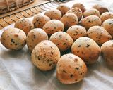 Hình bước làm 6 của món 💚 Bánh Mì Mè Đen Hàn Quốc (Korean Mochi Sesame Bread)