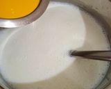 A picture of step 3 of Fruit Custard.