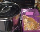 A picture of step 4 of Chicken Pozole.