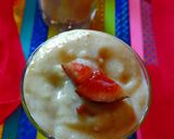 A picture of step 4 of Fig Apricot Phirni.