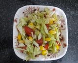 A picture of step 5 of Hara bhara salad.