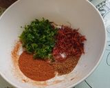 A picture of step 1 of Herbs and spice crusty bread.