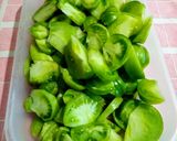 Foto del paso 1 de la receta: Mermelada de tomates verdes (inmaduros)