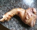 Hình bước làm 1 của món Giò heo giả cầy