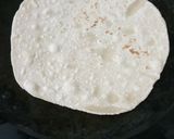 A picture of step 2 of Fulka Indian bread.
