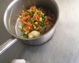 Fogas filé orly módra, párolt zöldséggel 🤤 recept fázis 3 fotója