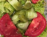 Foto del paso 1 de la receta: Ensalada de Lechuga, Tomate y Pepino