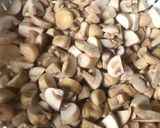 A picture of step 1 of Mushroom Masala curry.