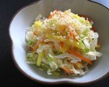 A picture of step 4 of No-Mayonnaise Coleslaw.
