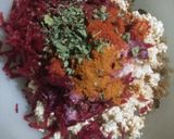 A picture of step 2 of Beetroot Daliya Kebabs.