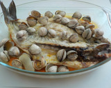 Foto del paso 16 de la receta: Lubina a la naranja al horno y berberechos