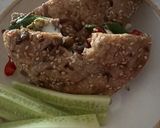 صورة لخطوة 3 من وصفة خبز البيغل او البيجل مع لبنه وبيستو وفلفل مشويbagel bread