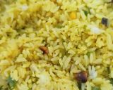 A picture of step 10 of Lemon, coconut, imli, curd Rice.