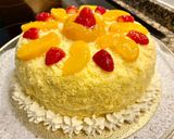 Foto del paso 19 de la receta: Tarta con frutas y nata