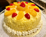 Foto del paso 19 de la receta: Tarta con frutas y nata