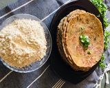 A picture of step 6 of Rajgira stuffed paratha.
