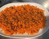 Une image de l'étape 3 de Souris de tomates sur champ de carottes (anchois,câpres, algues et melfor).