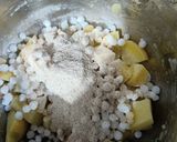 A picture of step 1 of Sago Tikki.