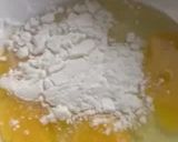 A picture of step 2 of Green Pudding with the hint of coconut powder and Pakola syrup.