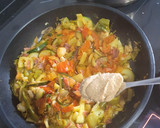 Foto del paso 3 de la receta: Pasta con verduras veraniegas y tahini