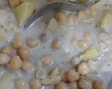 A picture of step 2 of Chana chaat.