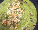 A picture of step 6 of Spinach Cheela wraps.