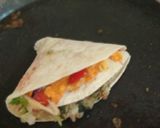 A picture of step 9 of Breakfast Wrap with leftover roti.