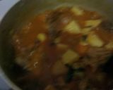 A picture of step 2 of Yam pottage.