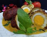 A picture of step 6 of Nargisi kofta.