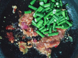 Sambal kencur kacang panjang